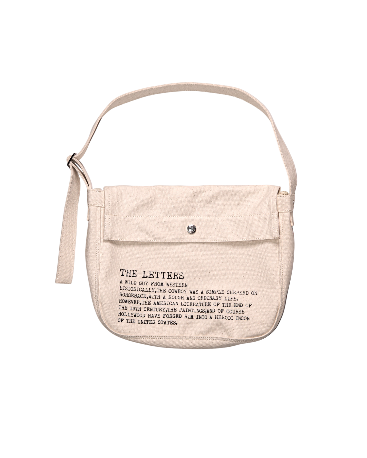SMALL MESSENGER BAG -CANVAS COTTON-