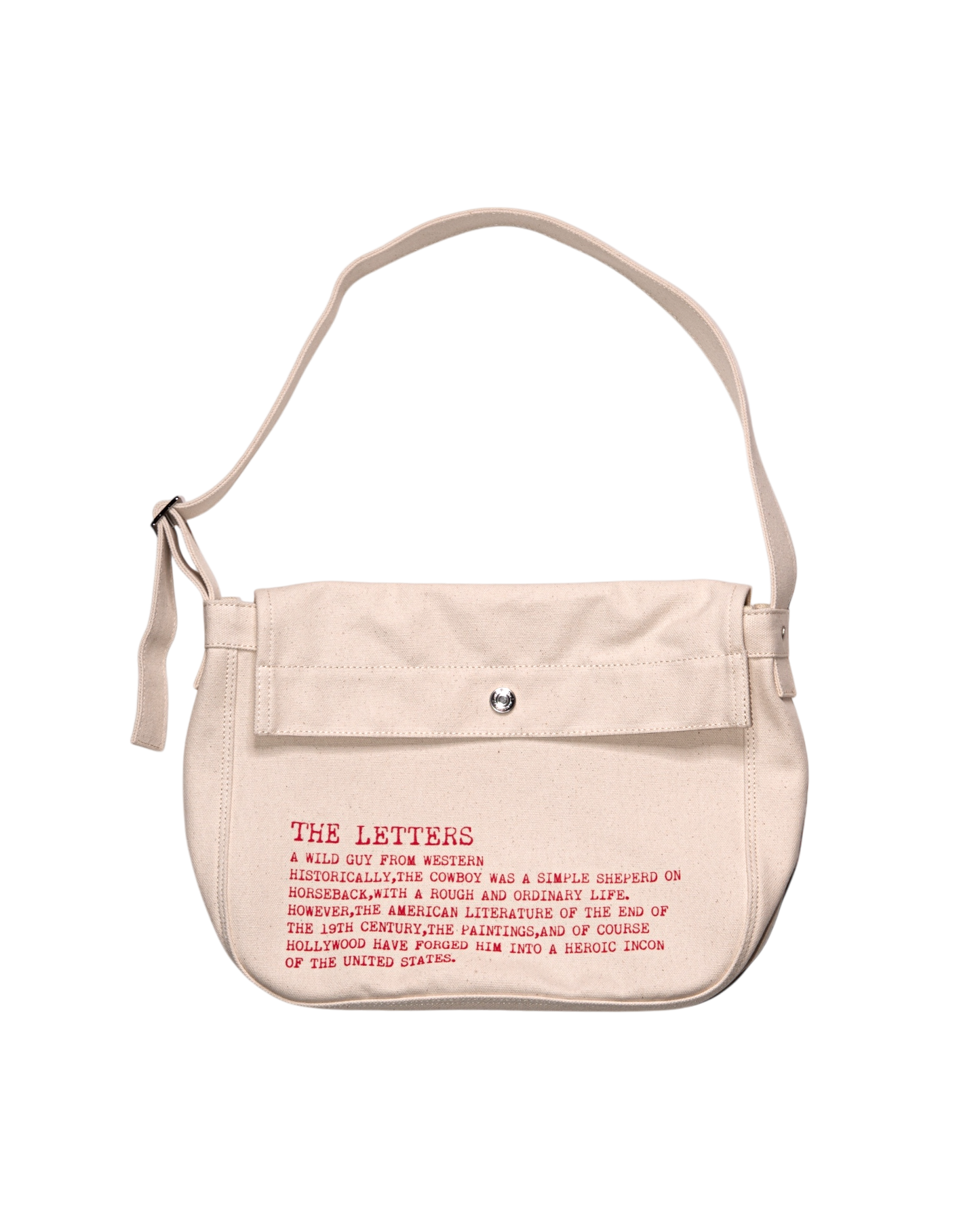 SMALL MESSENGER BAG -CANVAS COTTON-