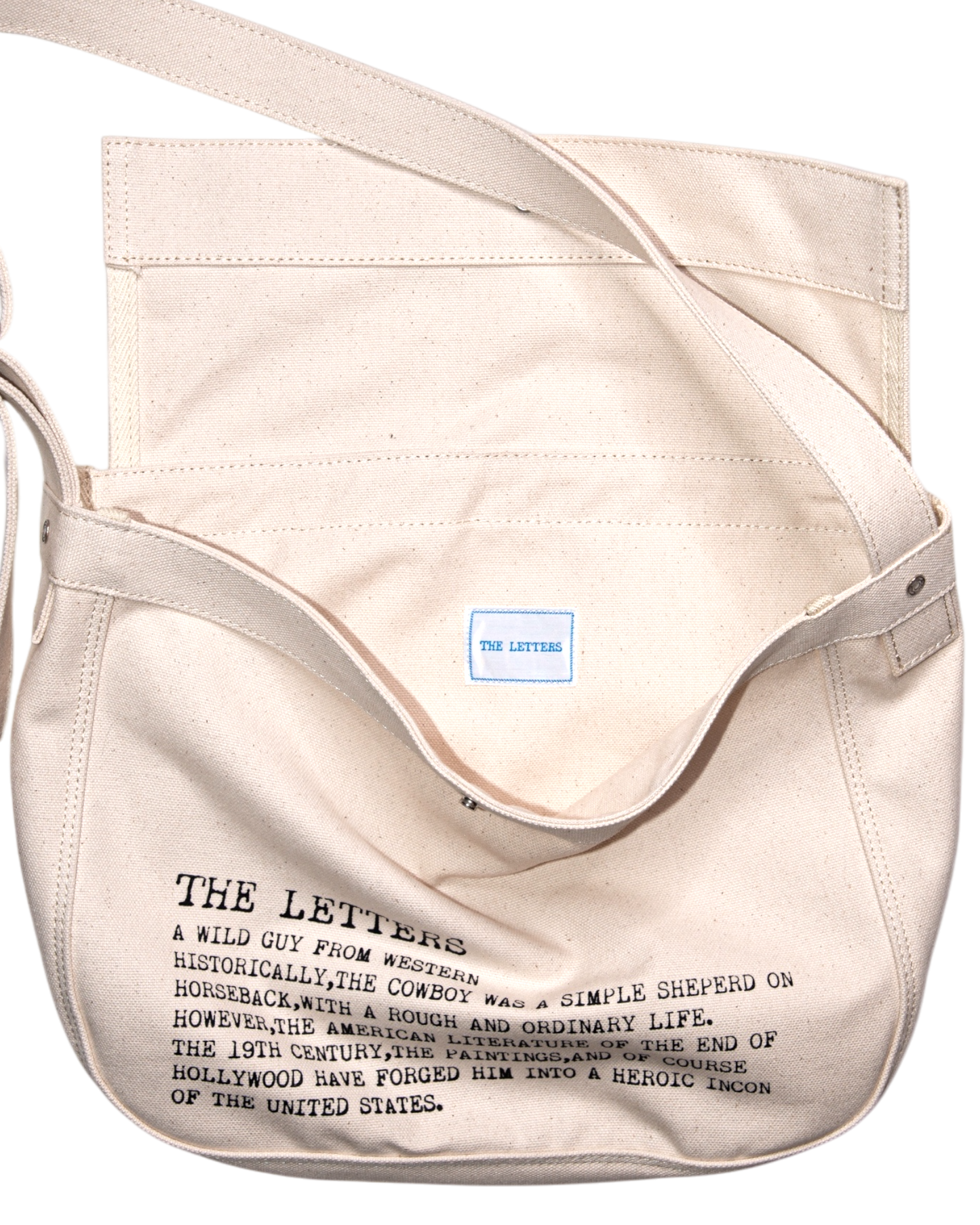 SMALL MESSENGER BAG -CANVAS COTTON-