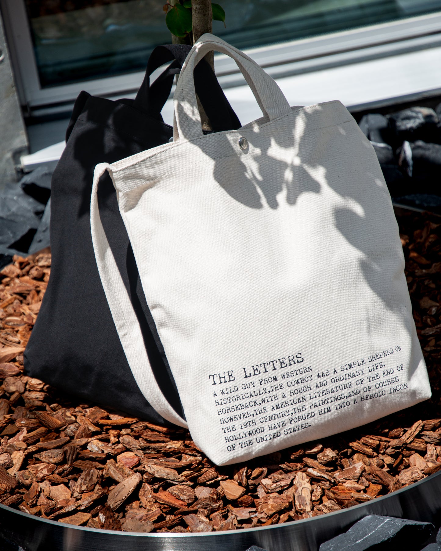 STRAP TOTE BAG -CANVAS COTTON-