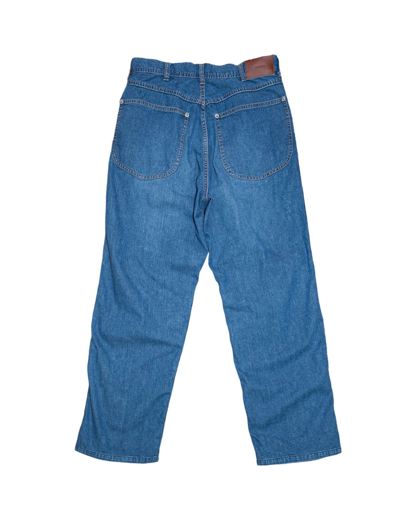 WORKERS WIDE PANTS -USED WASHED DENIM-