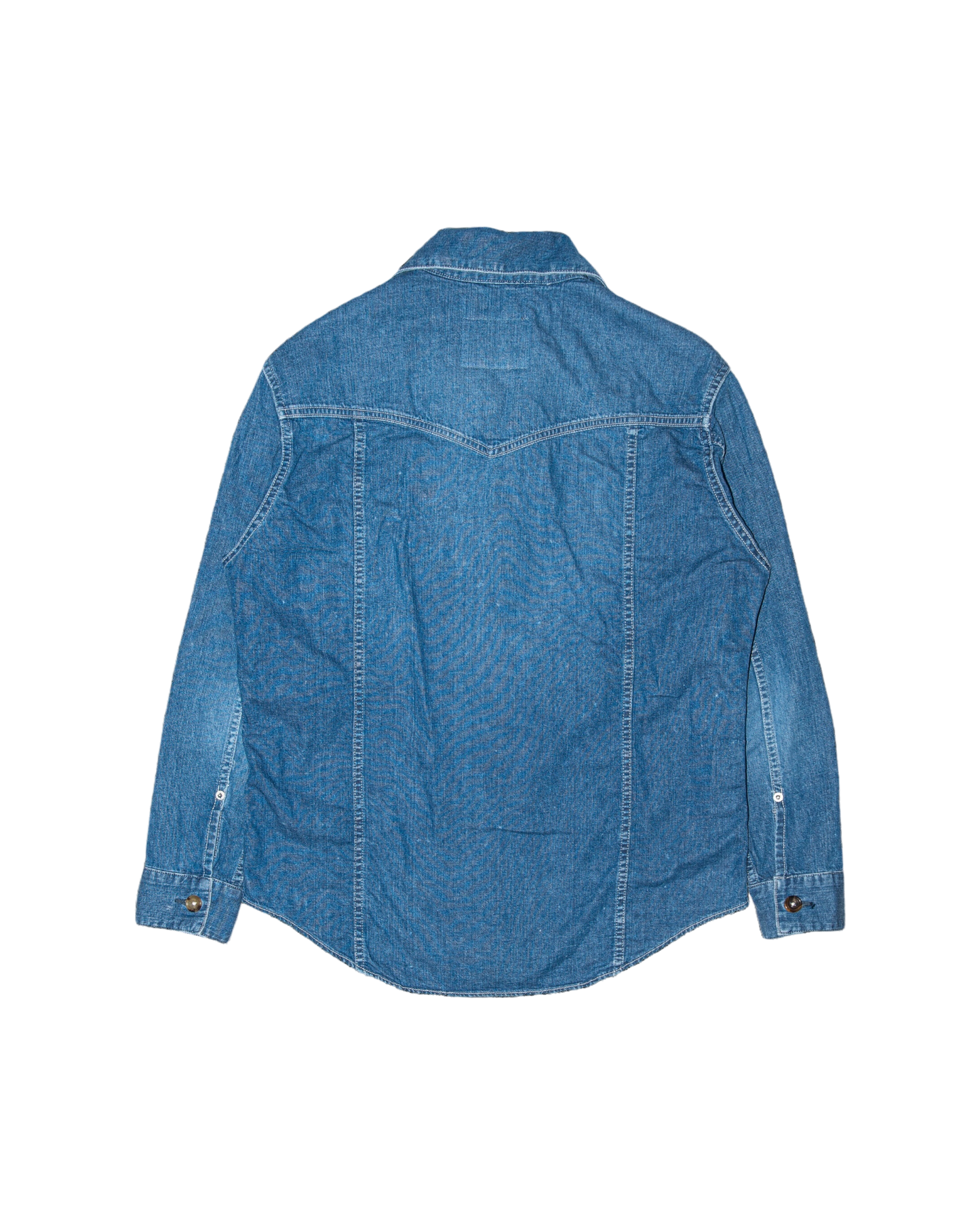 WEST COAST SHIRT -USED WASHED DENIM-