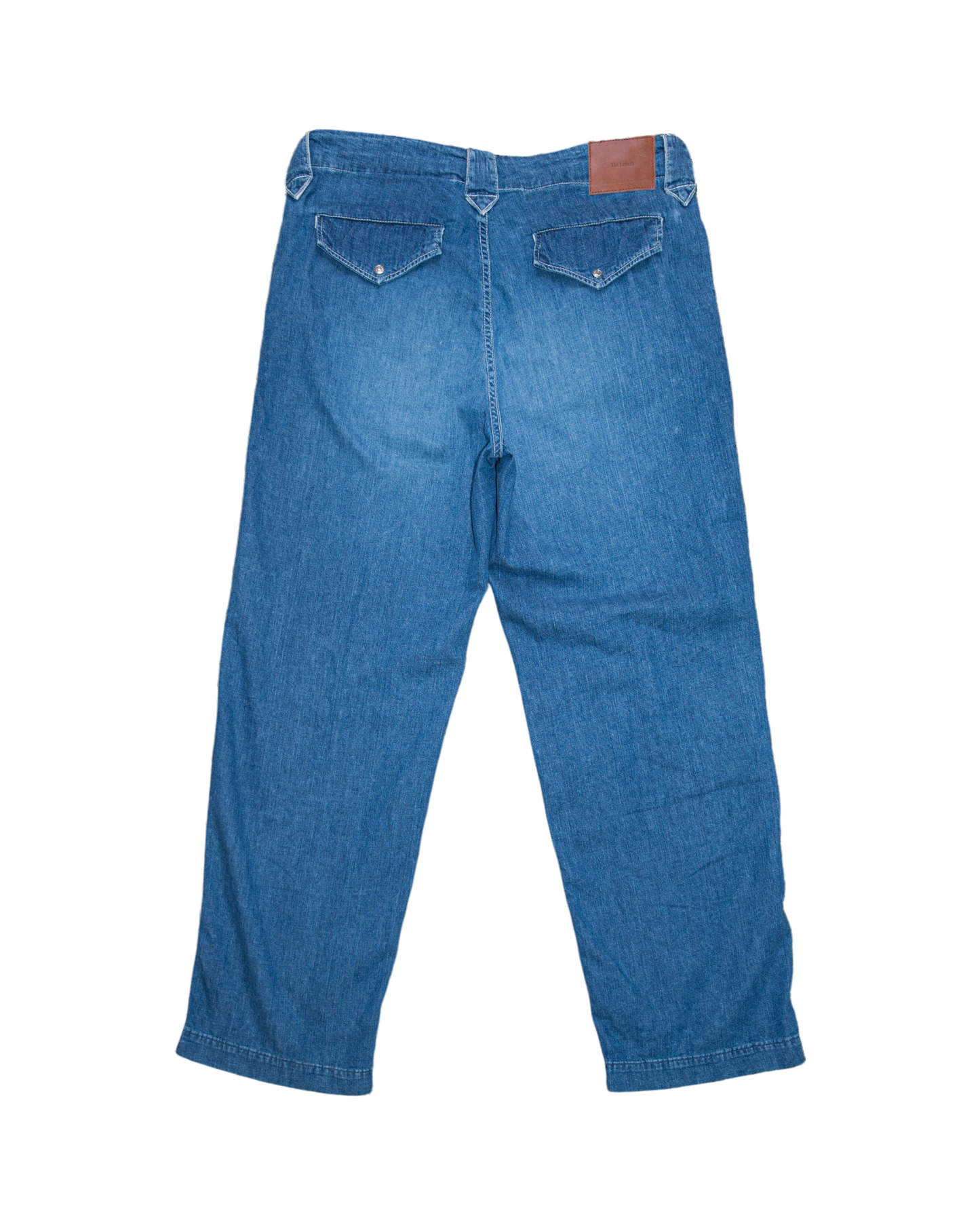 WESTERN RANCH TROUSERS -USED WASHED DENIM-