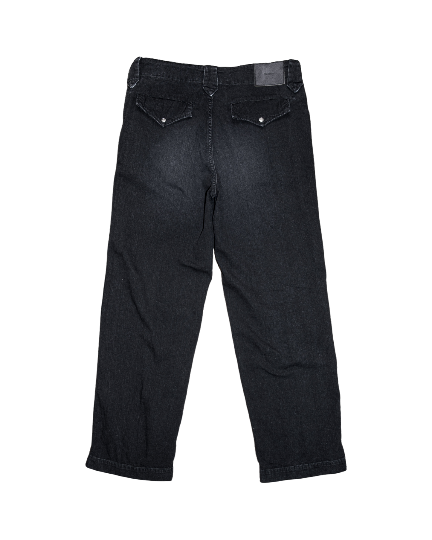 WESTERN RANCH TROUSERS -USED WASHED DENIM-