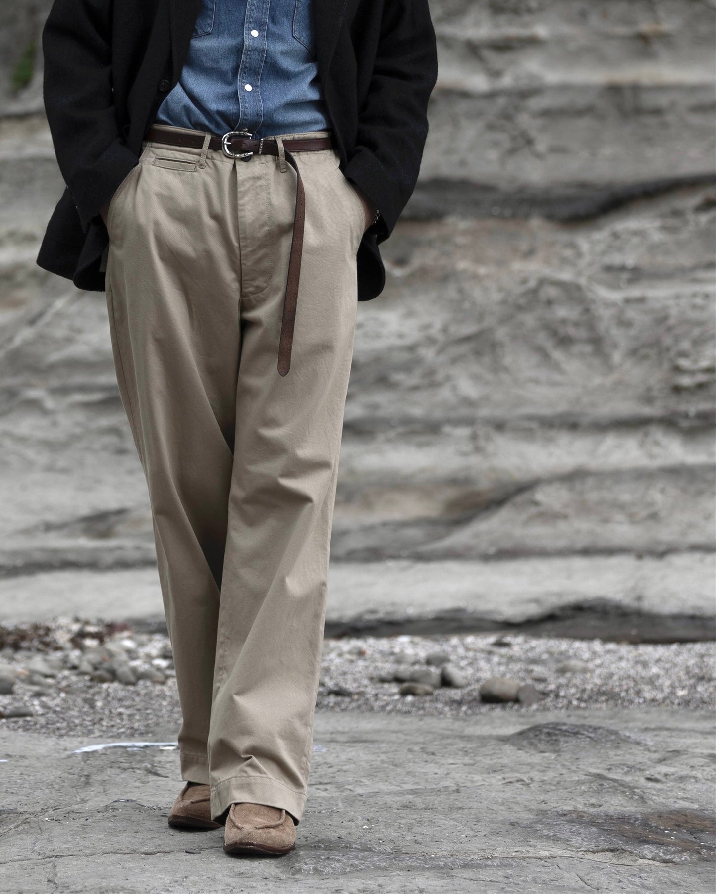 WORK TROUSERS -COTTON TWILL-