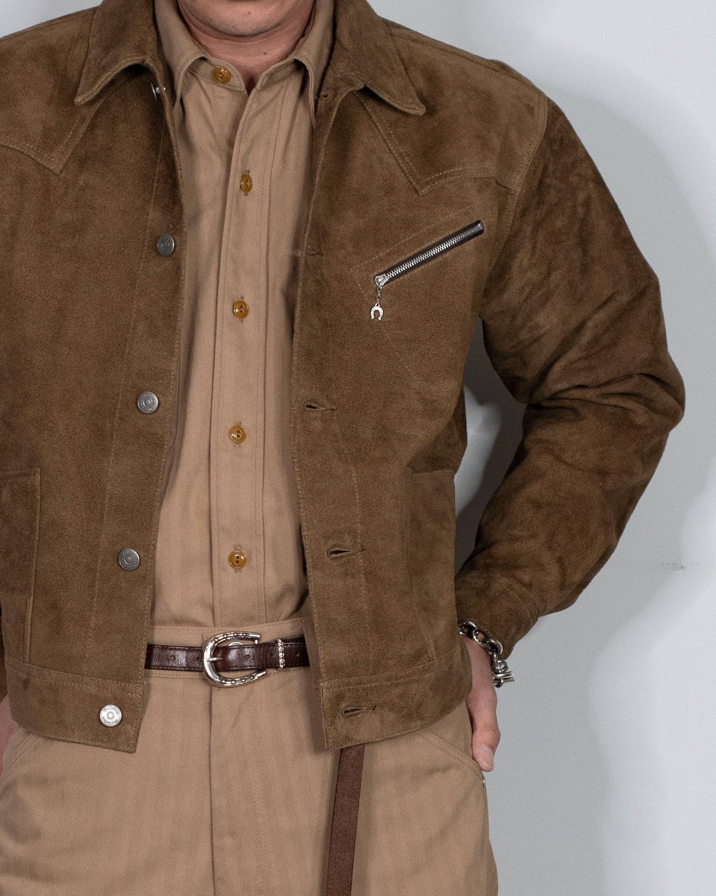 WORKERS SHIRT -COTTON HERRINGBONE-