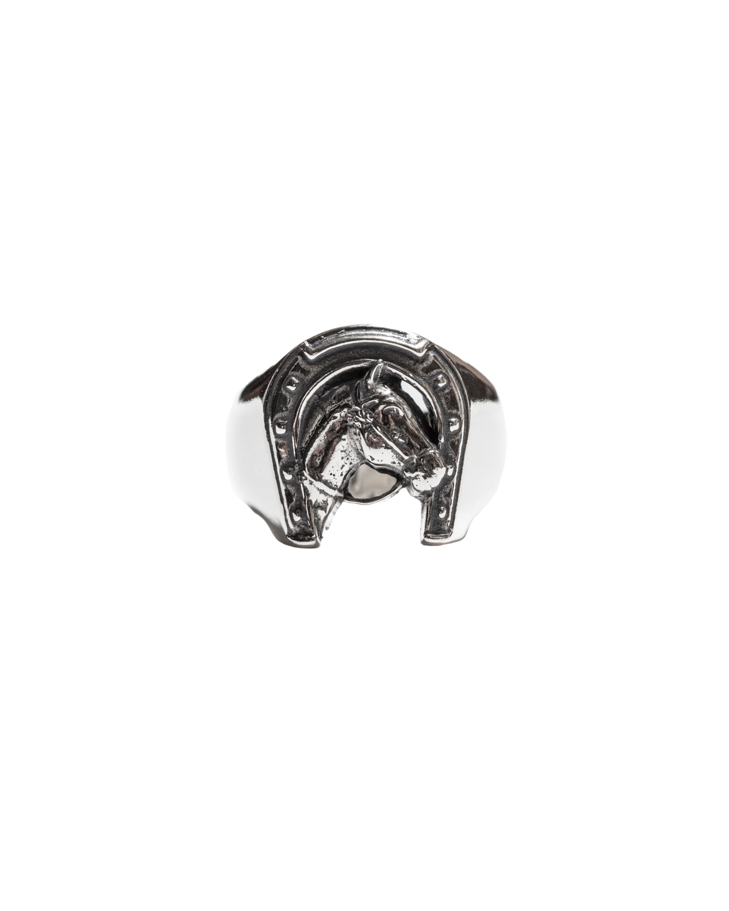 HORSE & HORSESHOE RING