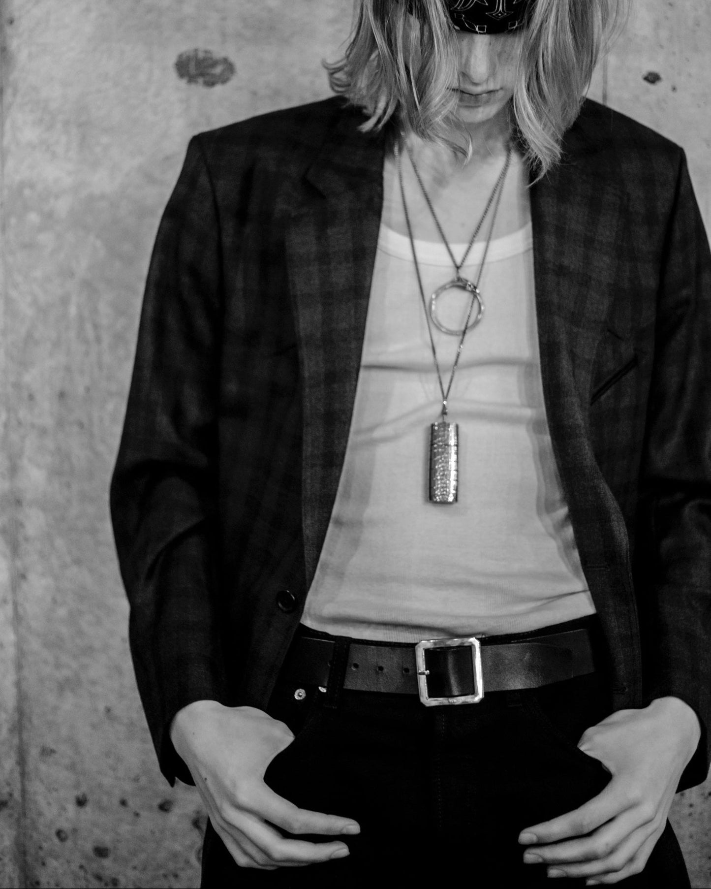 GARRISON BELT -COW HIDE-