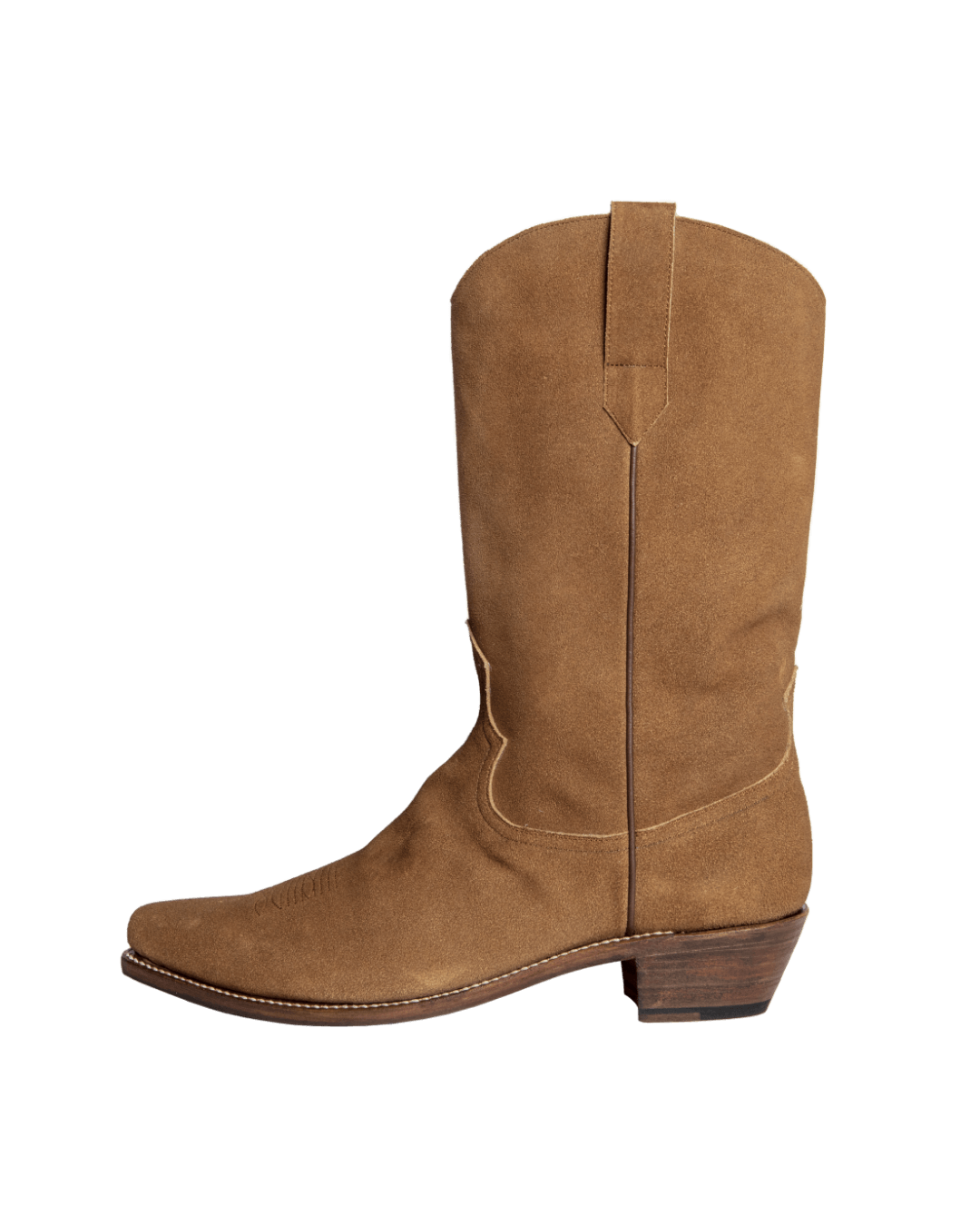 WESTERN LONG BOOTS -COW SUEDE-