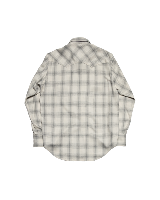 WESTERN SHIRT -RAYON OMBRE CHECK-