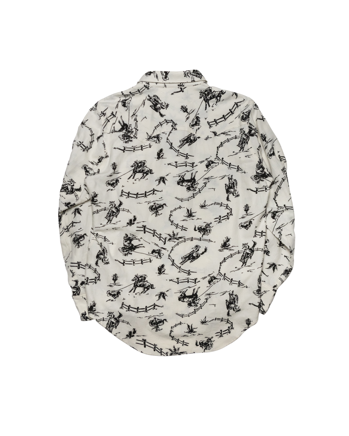 WESTERN SHIRT -COW BOY FLANNEL COTTON- ※70%OFF