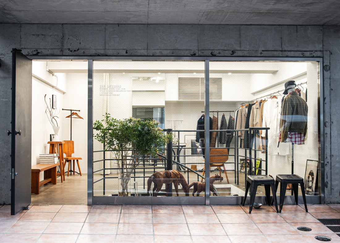 A DISPLAY VIEW OF THE LETTERS STORE.