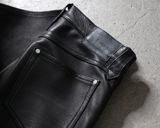 5 POCKET PANTS -GOAT SKIN-
