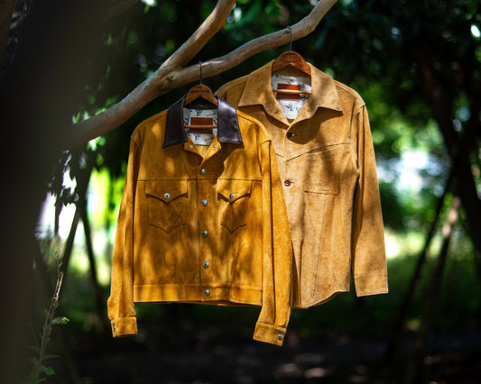 MUSTARD  COLOR LEATHER ITEM