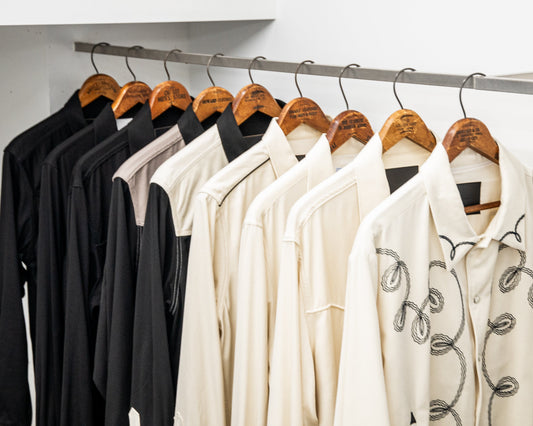 RAYON GABARDINE JACKET ＆ SHIRT