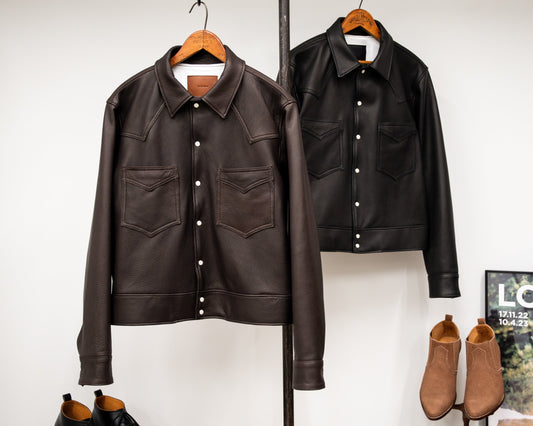 ジャケット・アウター The Letters WESTERN SHORT RIB ZIP JACKET The Letters＞WESTERN SHORT RIB ZIP JACKET -COTTON COUDUROY