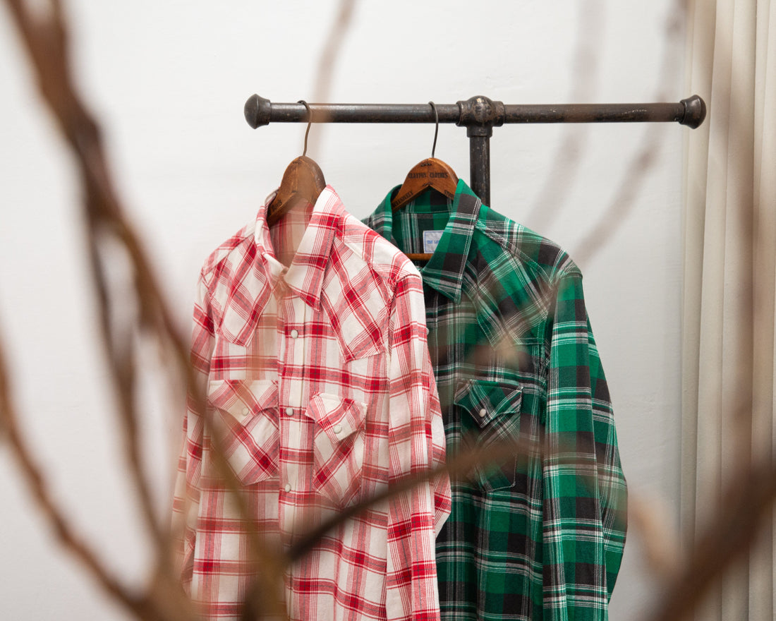 WESTERN SHIRT -CHECK OPEN END YARN COTTON-