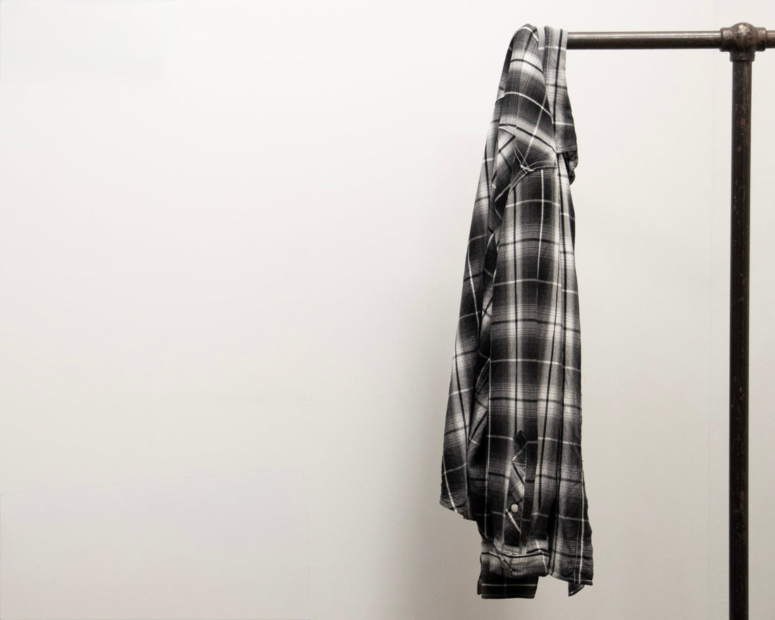 WESTERN SHIRT -OMBRE CHECK RAYON-