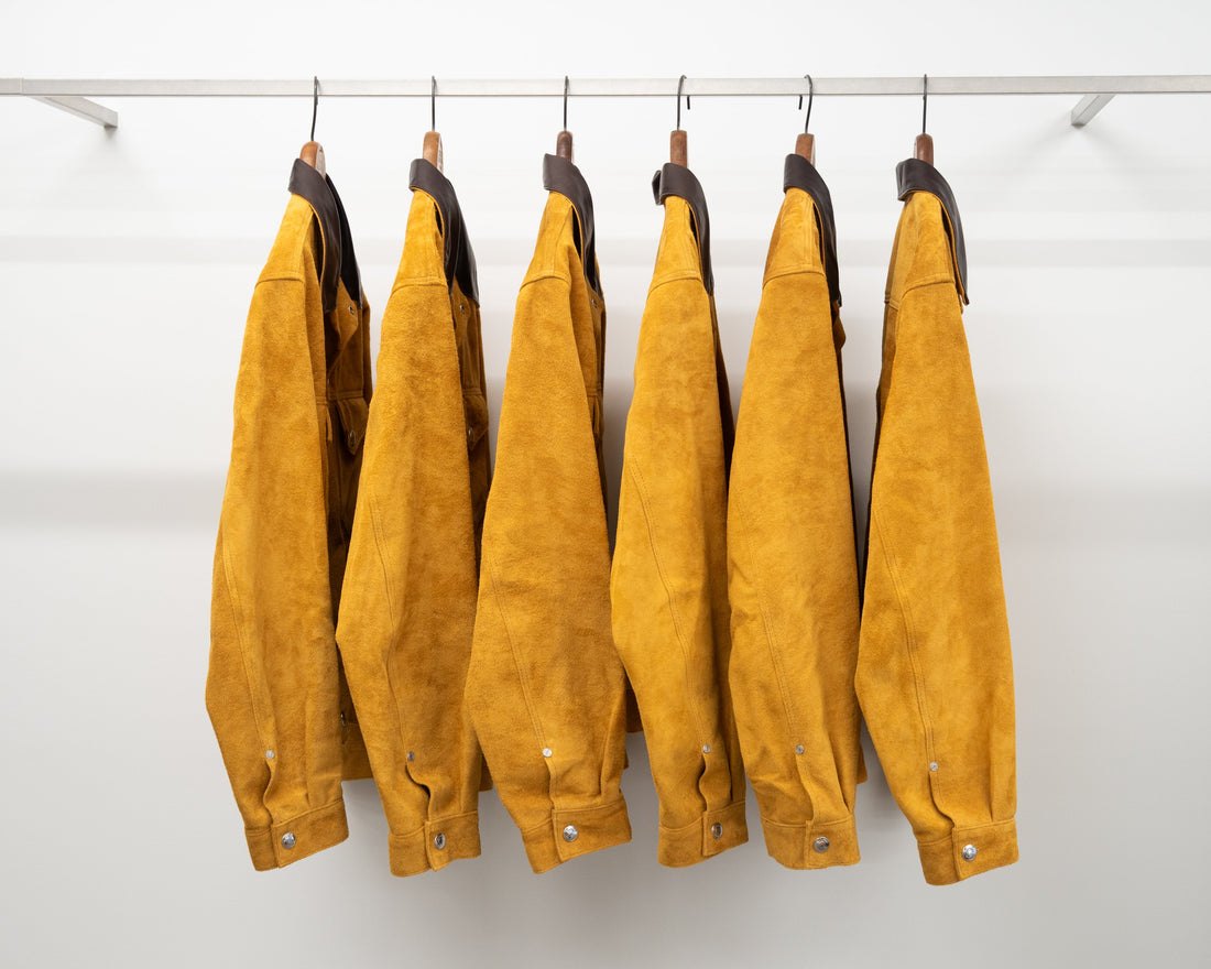 TRUCKER JACKET -HORSE SUEDE-