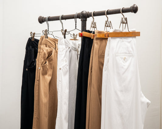 -COTTON HERRINGBONE- WORK TROUSERS & WORKERS PANTS