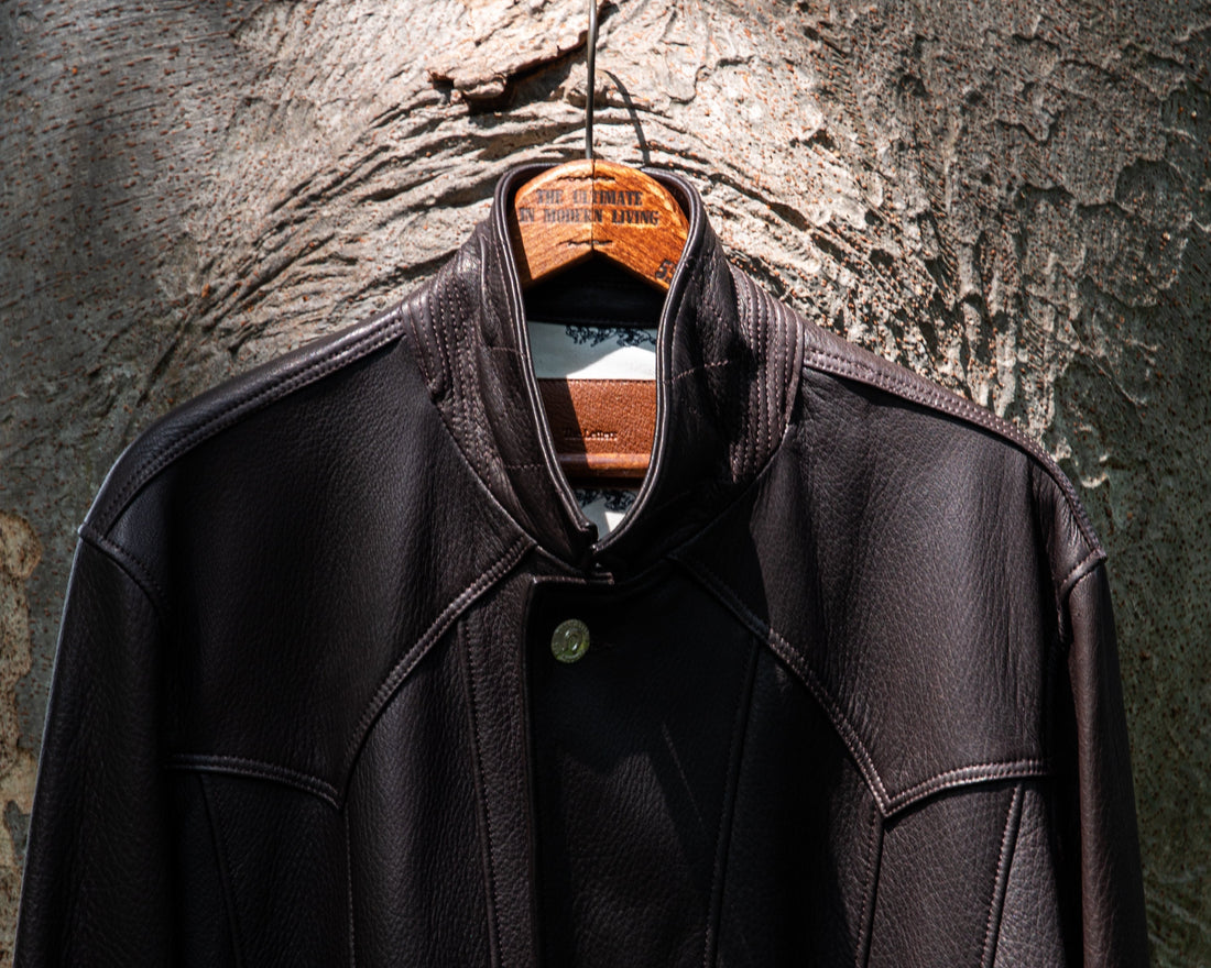 COW BOY CONCHO JACKET -GOAT SKIN-