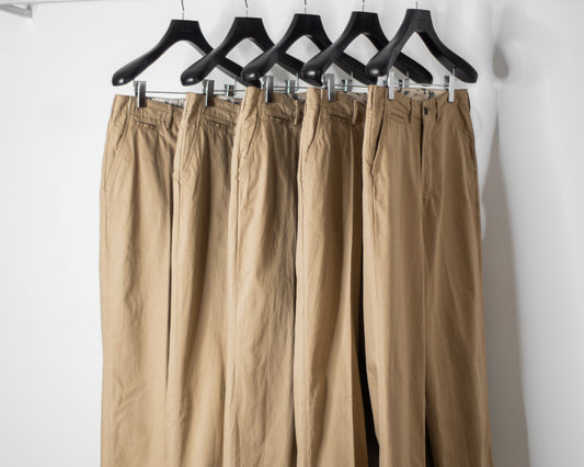 WORK TROUSERS -COTTON TWILL-