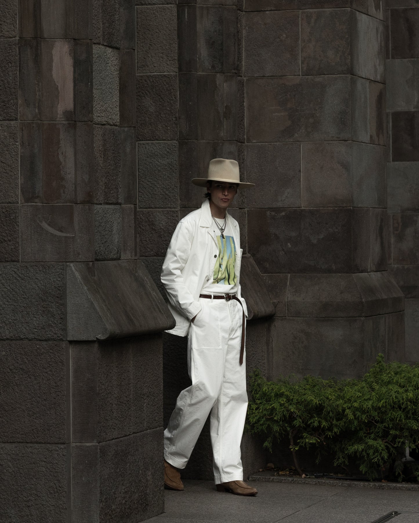 BAKER PANTS -SLUB COTTON TWILL-