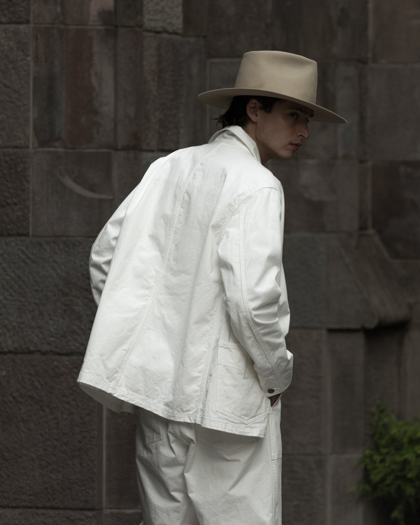 WORKERS JACKET -SLUB COTTON TWILL-