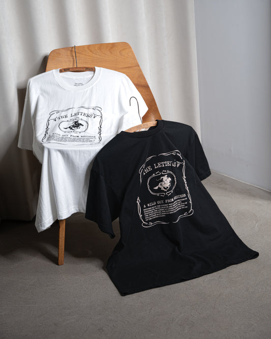 A WILD GUY FROM WESTERN POCKET T-SHIRT -TANGUIS COTTON-