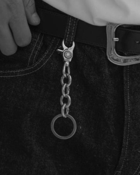 HORSESHOE CLIP CHAIN KEY RING