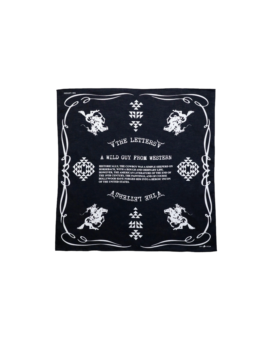 The Letters レターズ バンダナ ウェスタン シャツ bandana A WILD GUY FROM WESTERN BANDANA – The Letters