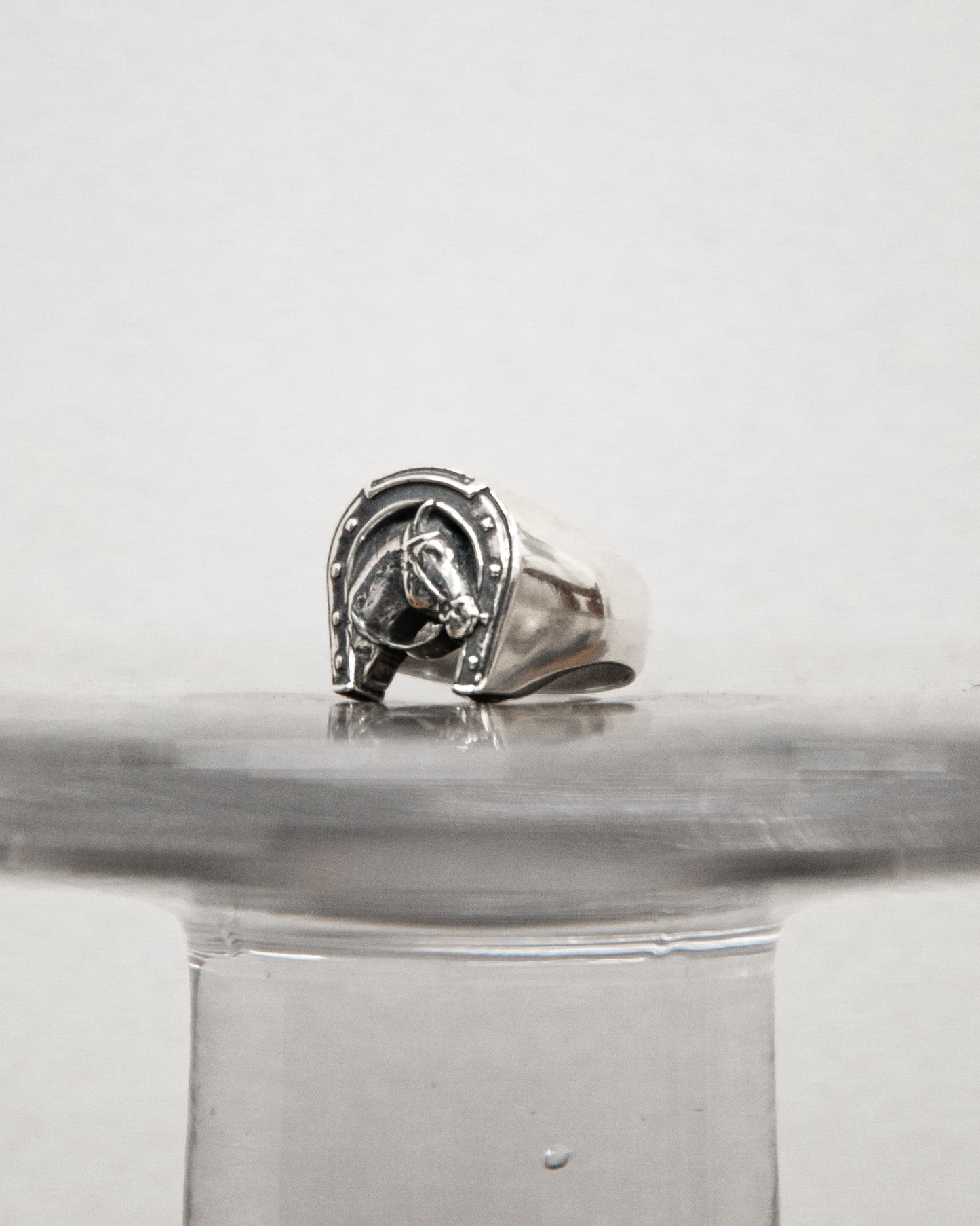 HORSE & HORSESHOE RING