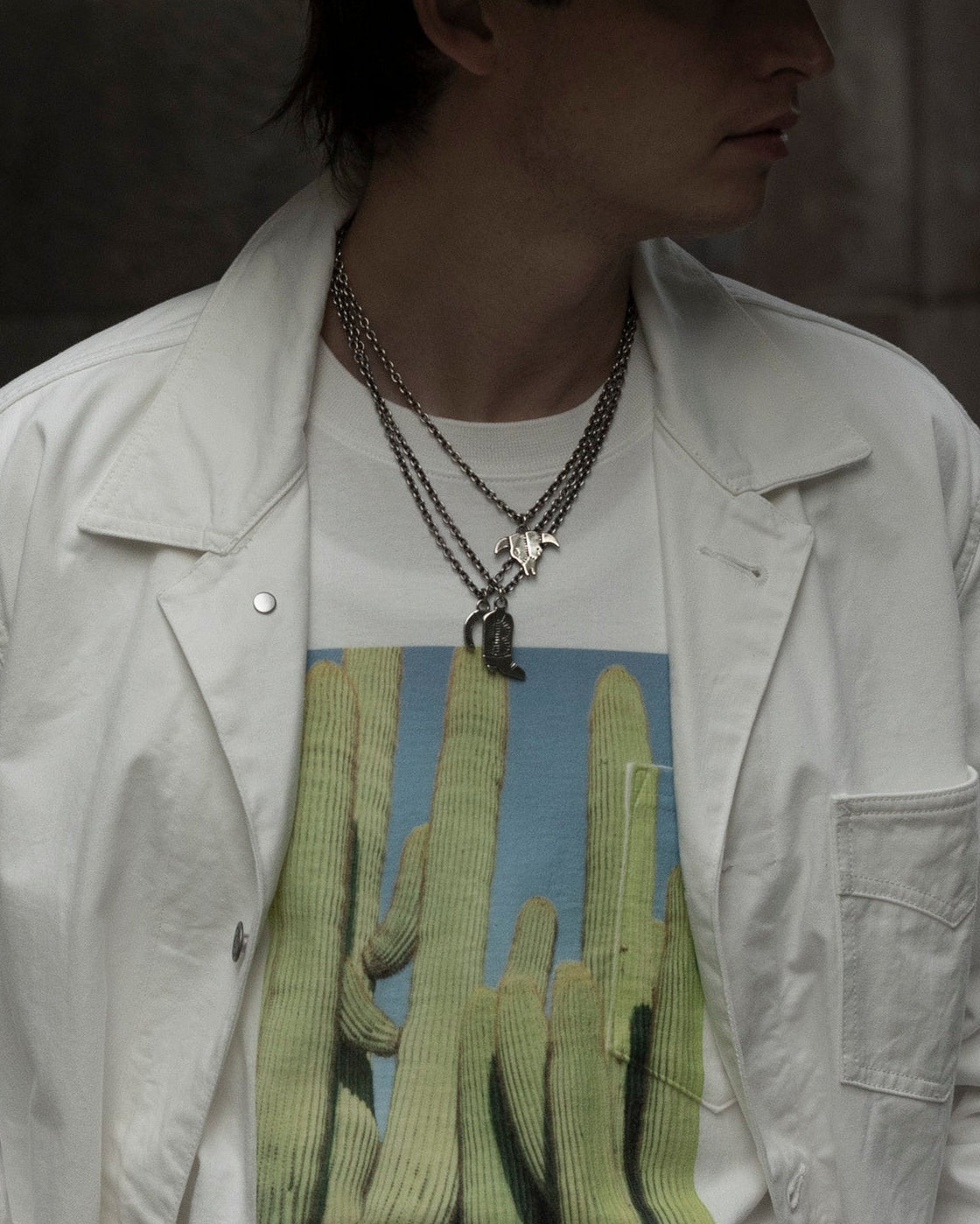 SKULL CHAIN NECKLACE