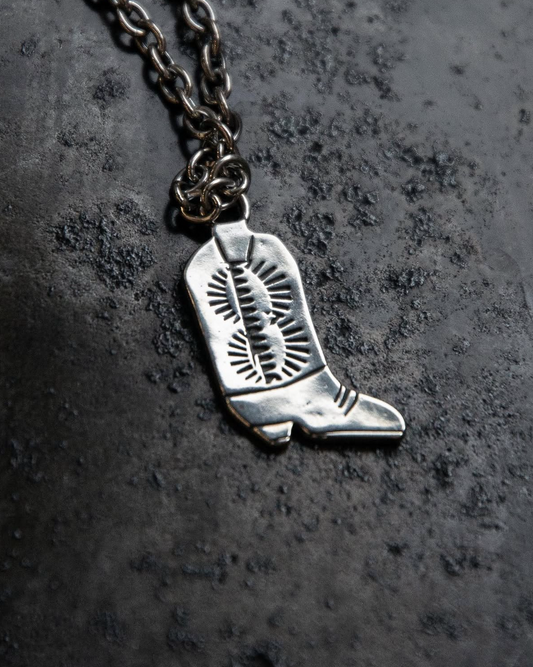 WESTERN BOOTS CHAIN NECKLACE