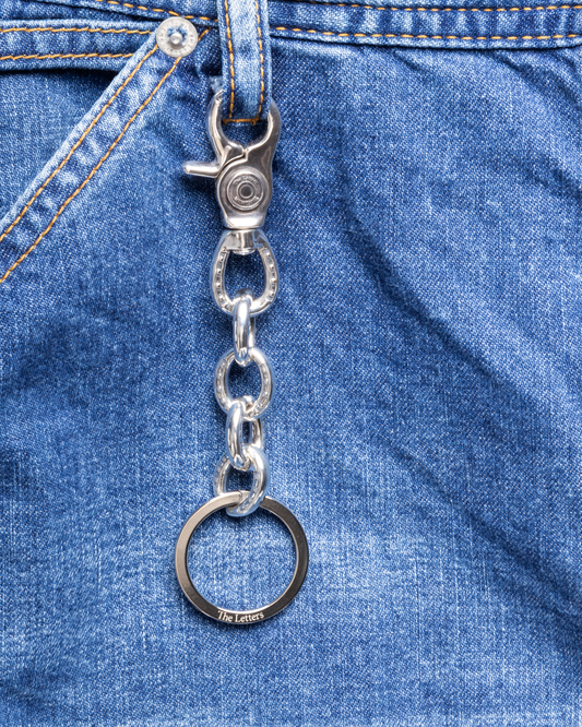 HORSESHOE CLIP CHAIN KEY RING