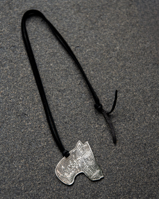 HORSE EMBROIDERY PENDANT