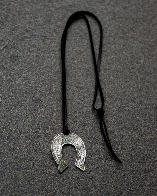 HORSESHOE EMBROIDERY PENDANT