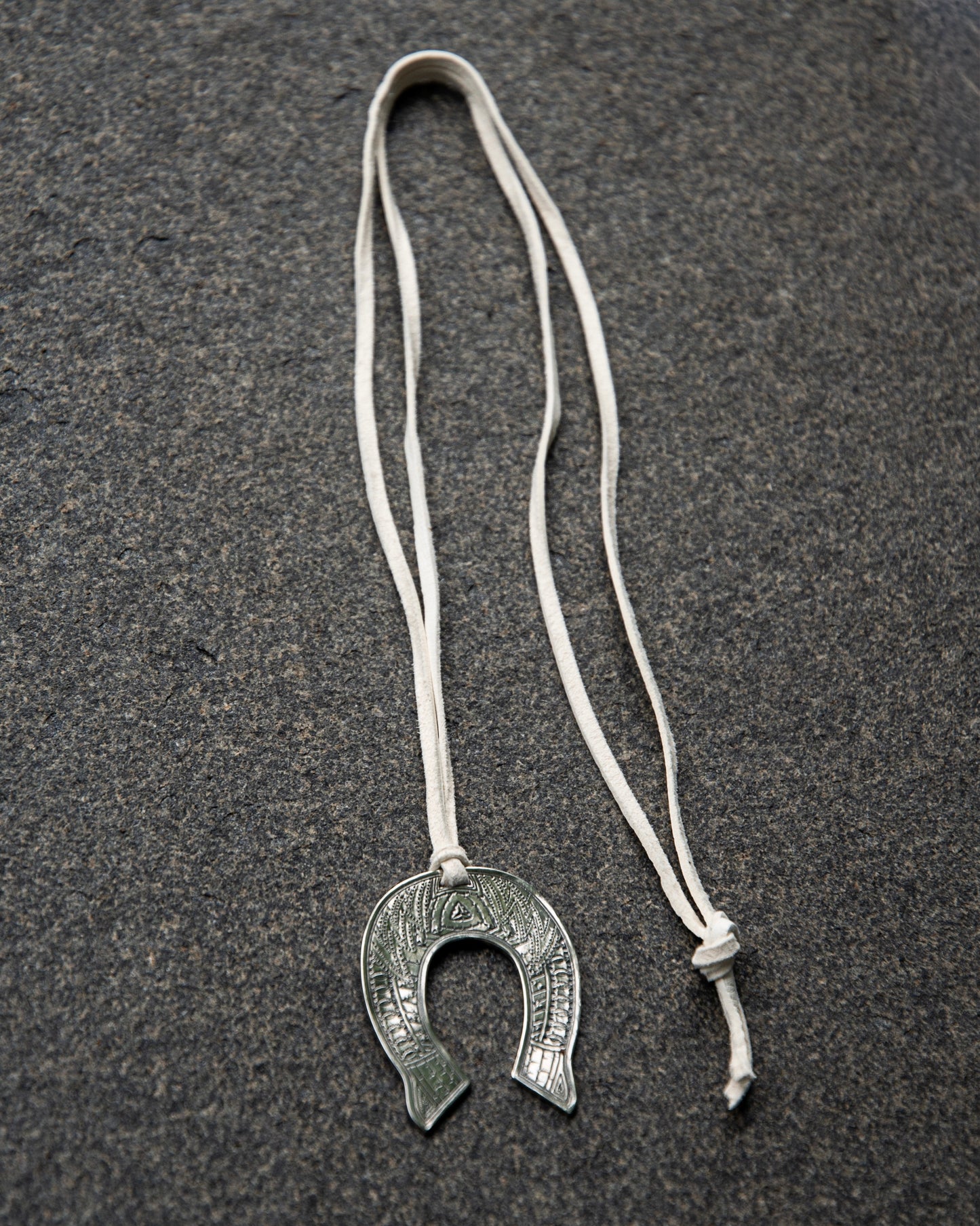 HORSESHOE EMBROIDERY PENDANT