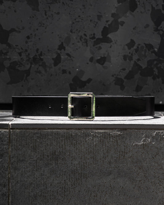 GARRISON BELT -COW HIDE-