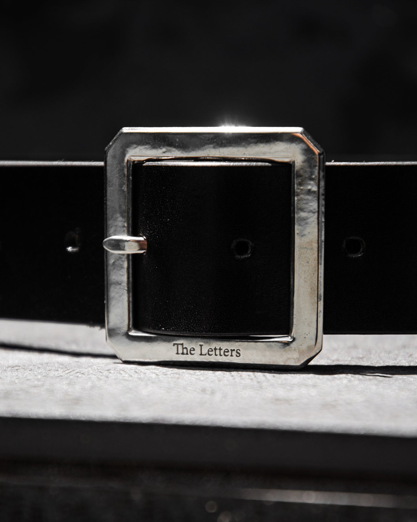 GARRISON BELT -COW HIDE-