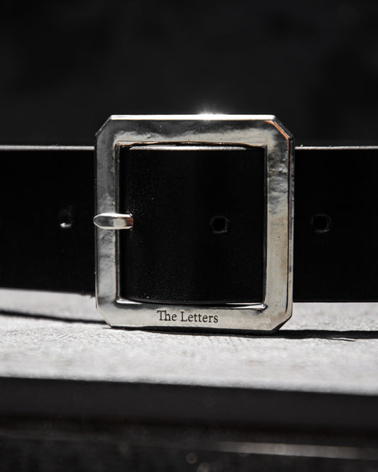 GARRISON BELT -COW HIDE-