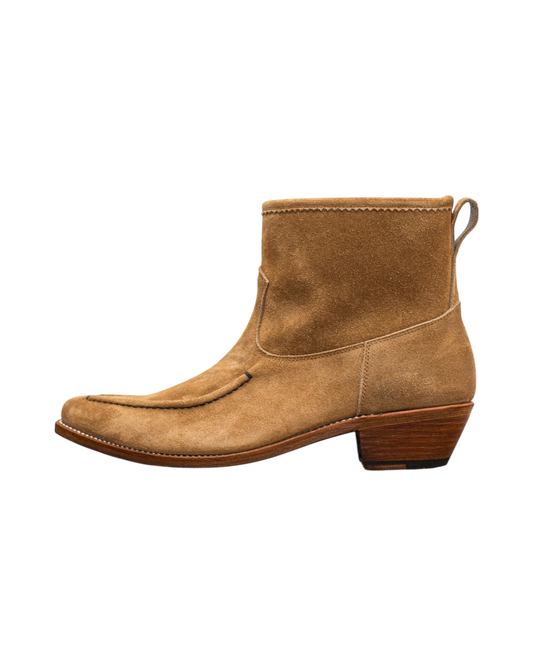 WESTERN MOCCASIN BOOTS -KUDU SUEDE-