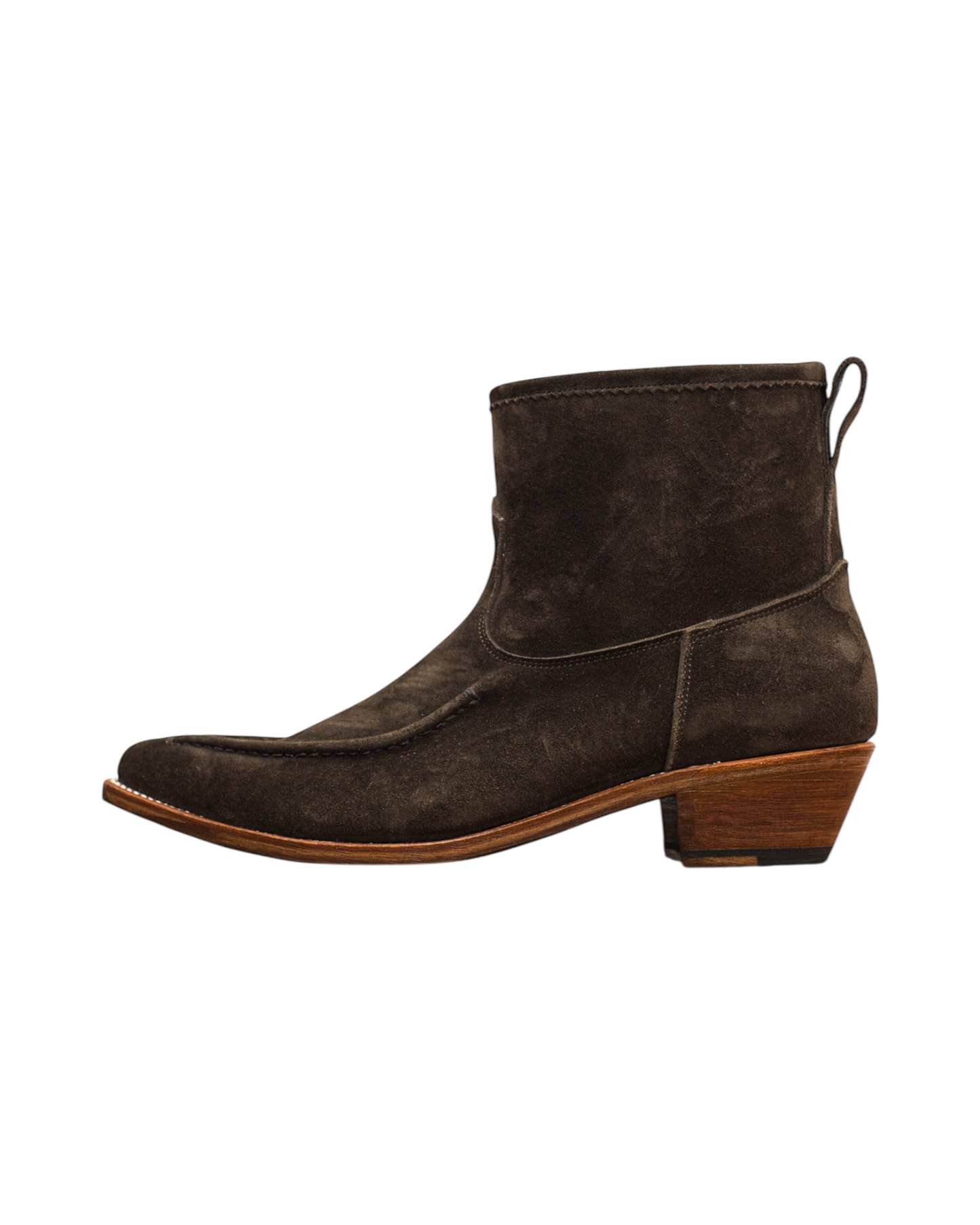 WESTERN MOCCASIN BOOTS -KUDU SUEDE-