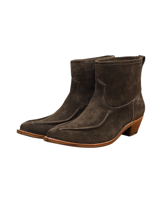 WESTERN MOCCASIN BOOTS -KUDU SUEDE-