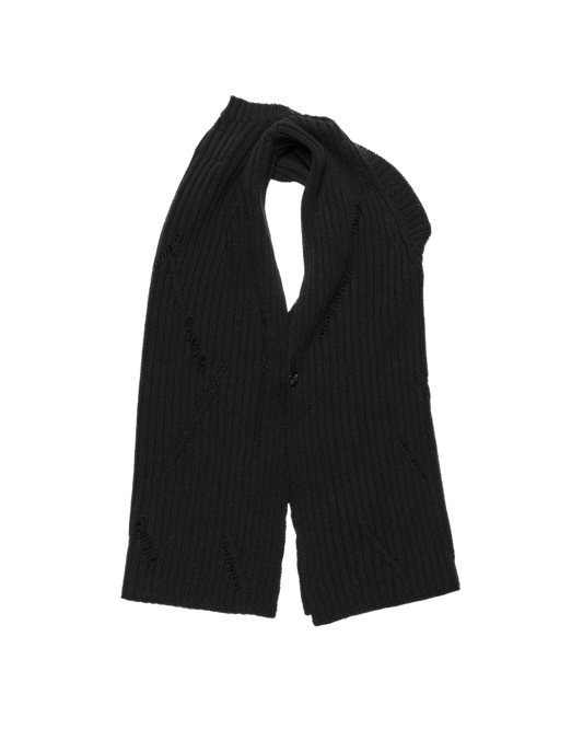 KNITTED TABARD -WASHABLE WOOL- ※60%OFF