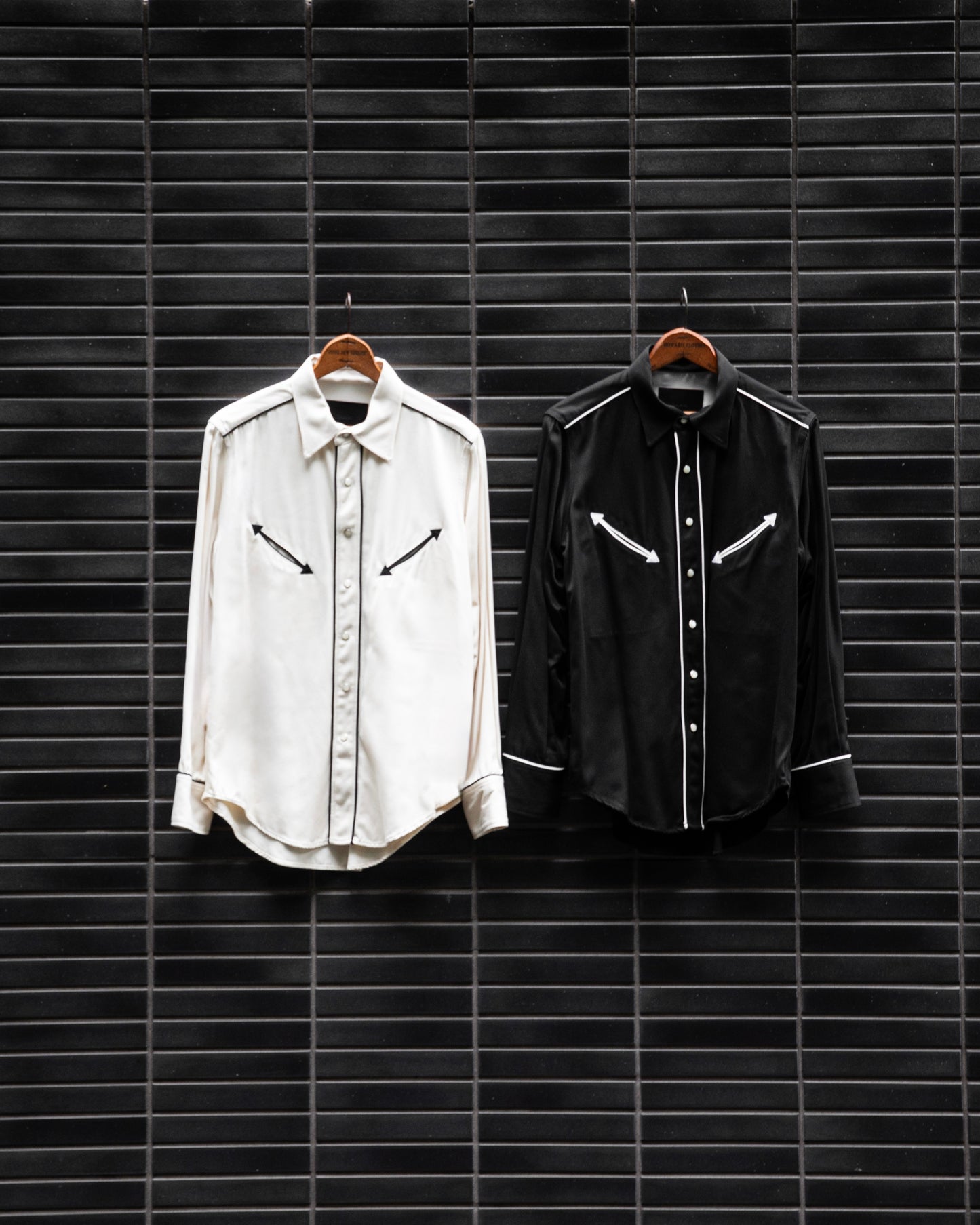 SMILE POCKET SHIRT -RAYON GABARDINE-