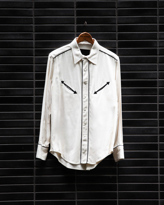 SMILE POCKET SHIRT -RAYON GABARDINE- ※60%OFF