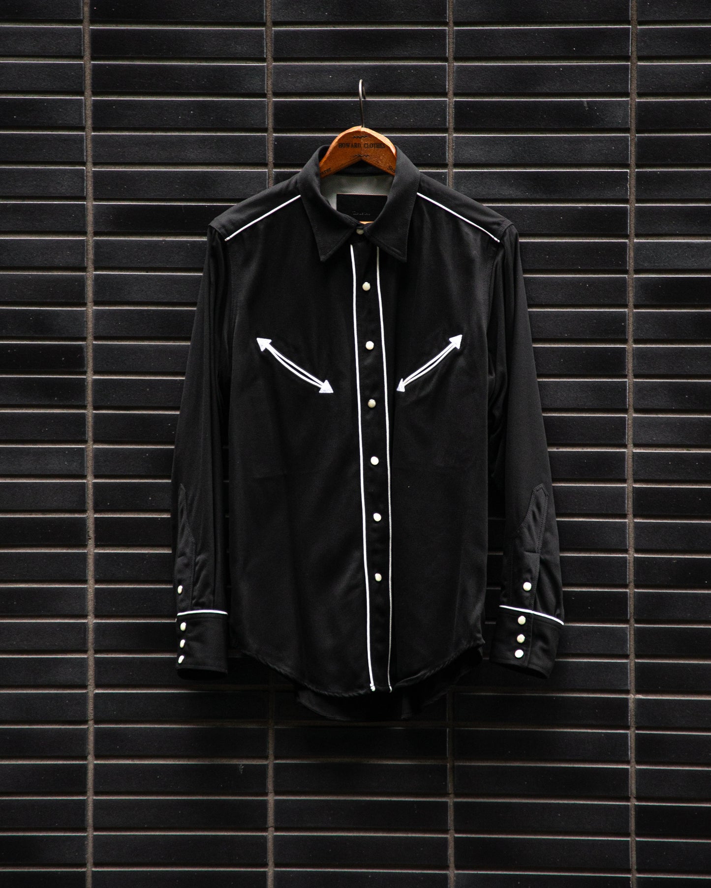 SMILE POCKET SHIRT -RAYON GABARDINE-