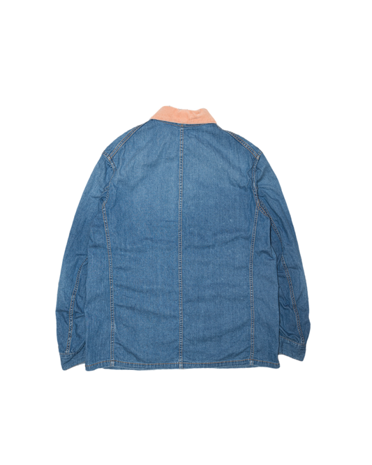 DOUBLE WORKERS JACKET -USED WASHED DENIM-