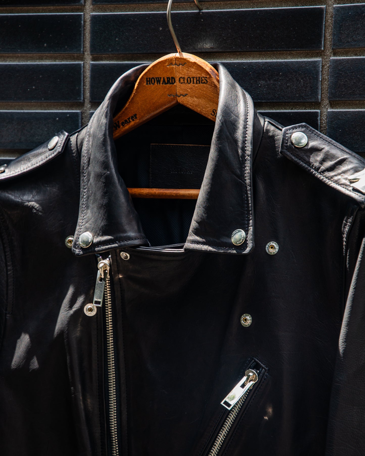 MOTORCYCLE JACKET -CALF-